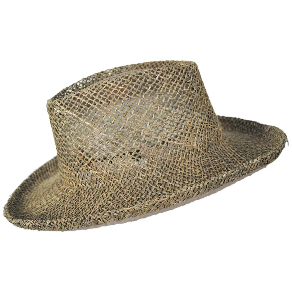 19th Hole Twisted Seagrass Straw Gambler Hat - Image 3