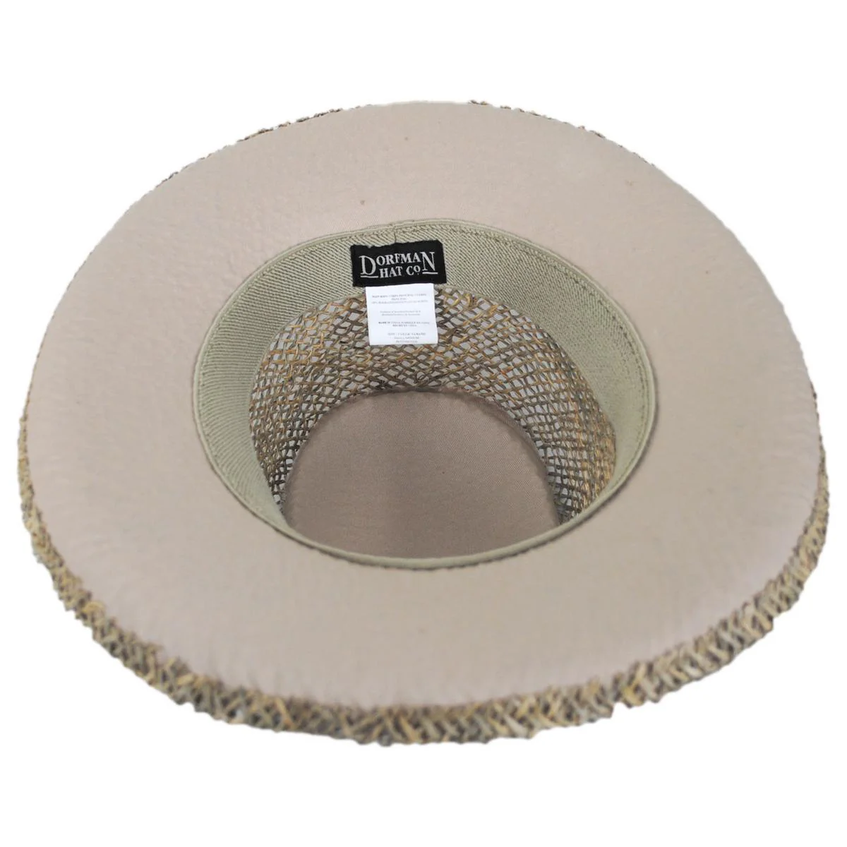 19th Hole Twisted Seagrass Straw Gambler Hat - Image 4