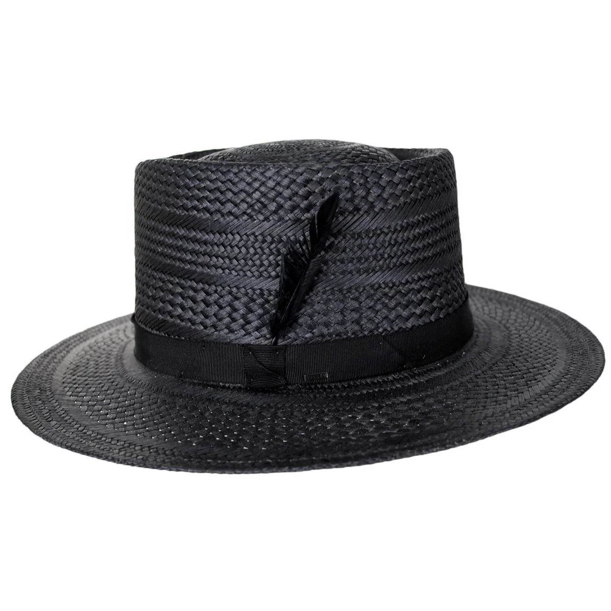 Alix Panama Straw Fedora Hat - Image 3