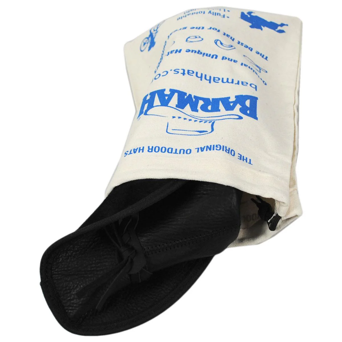 American Bison Leather Foldaway Drover Hat - Image 5