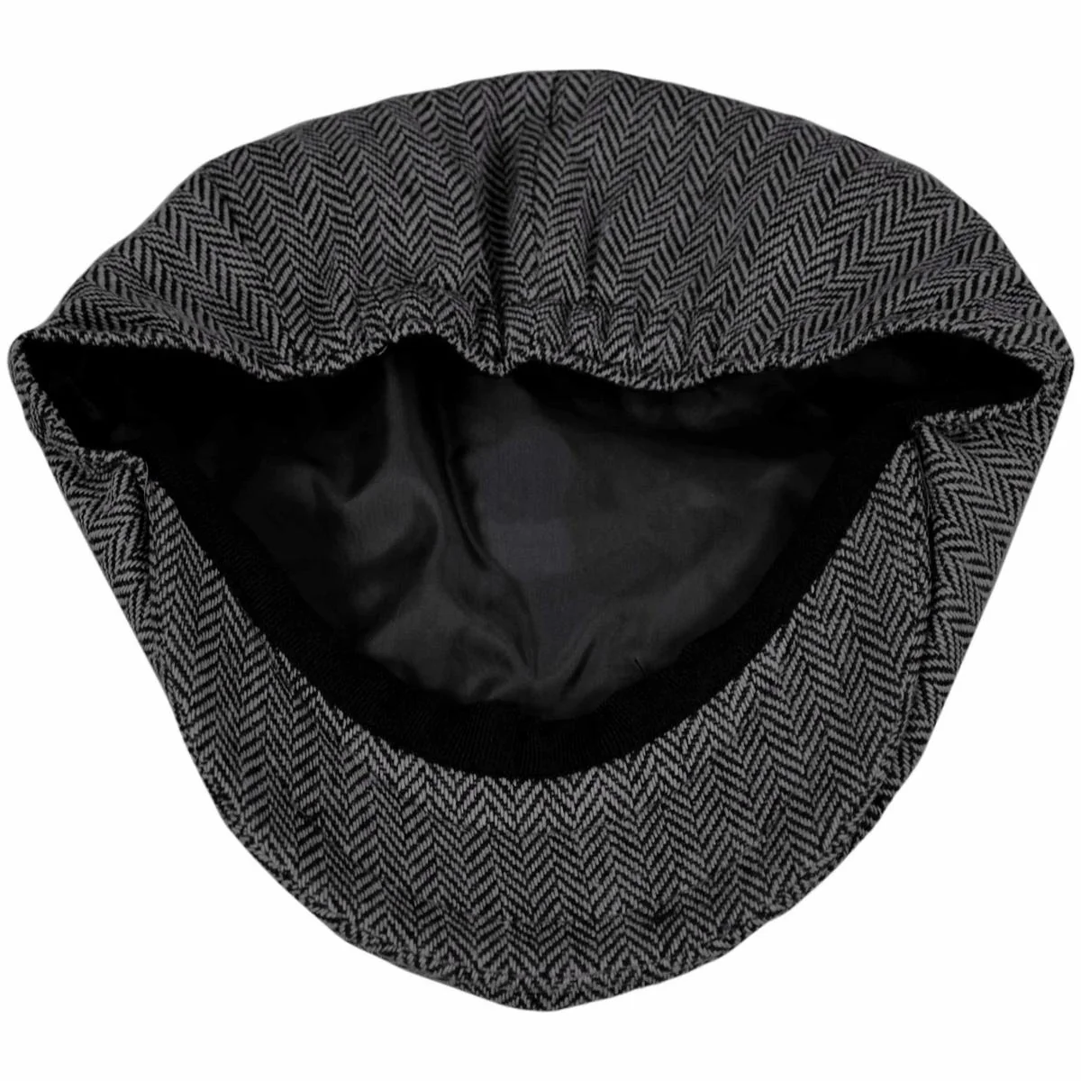 Baby Herringbone Wool Blend Newsboy Cap - Image 10