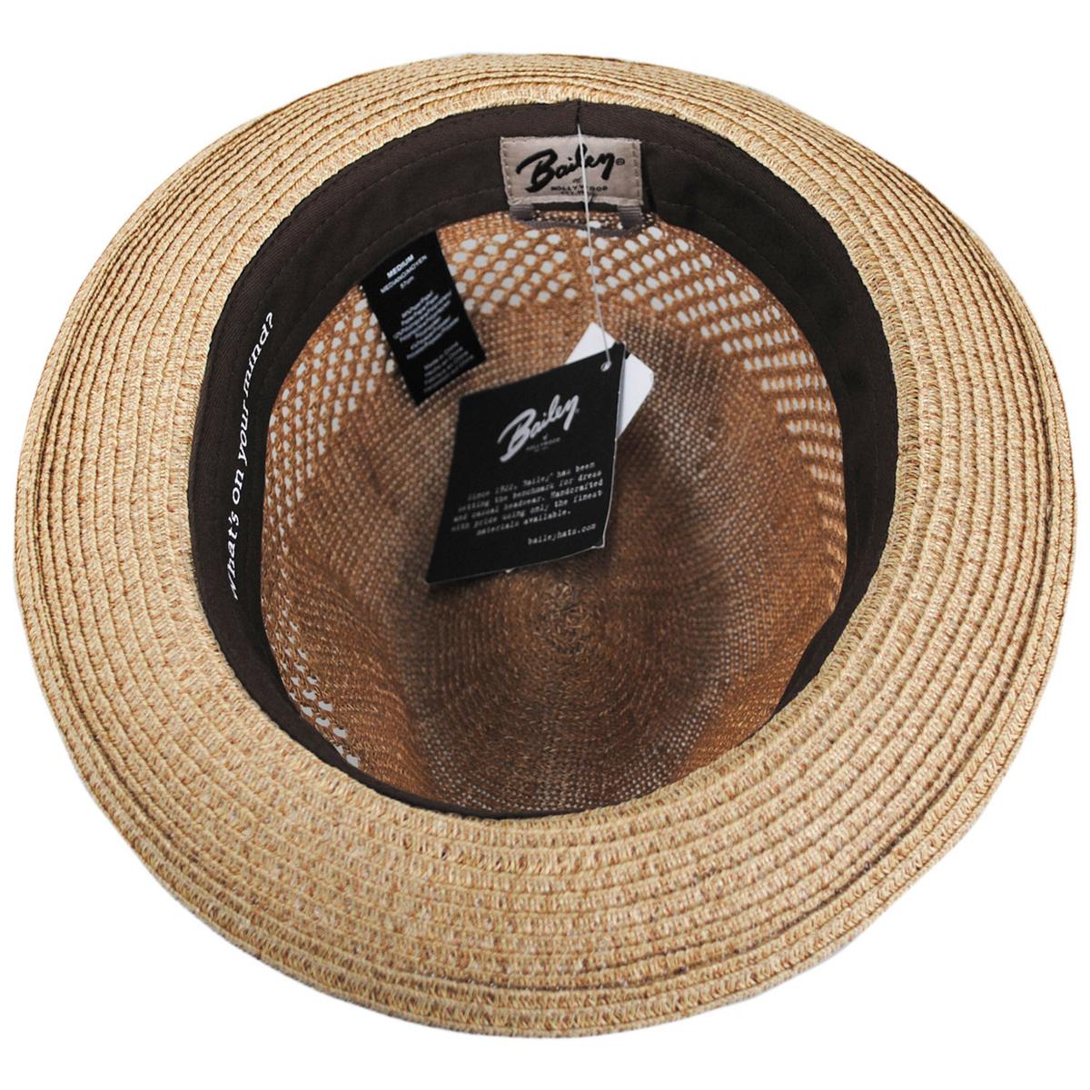 Berle Toyo Straw Blend Fedora Hat - Image 12