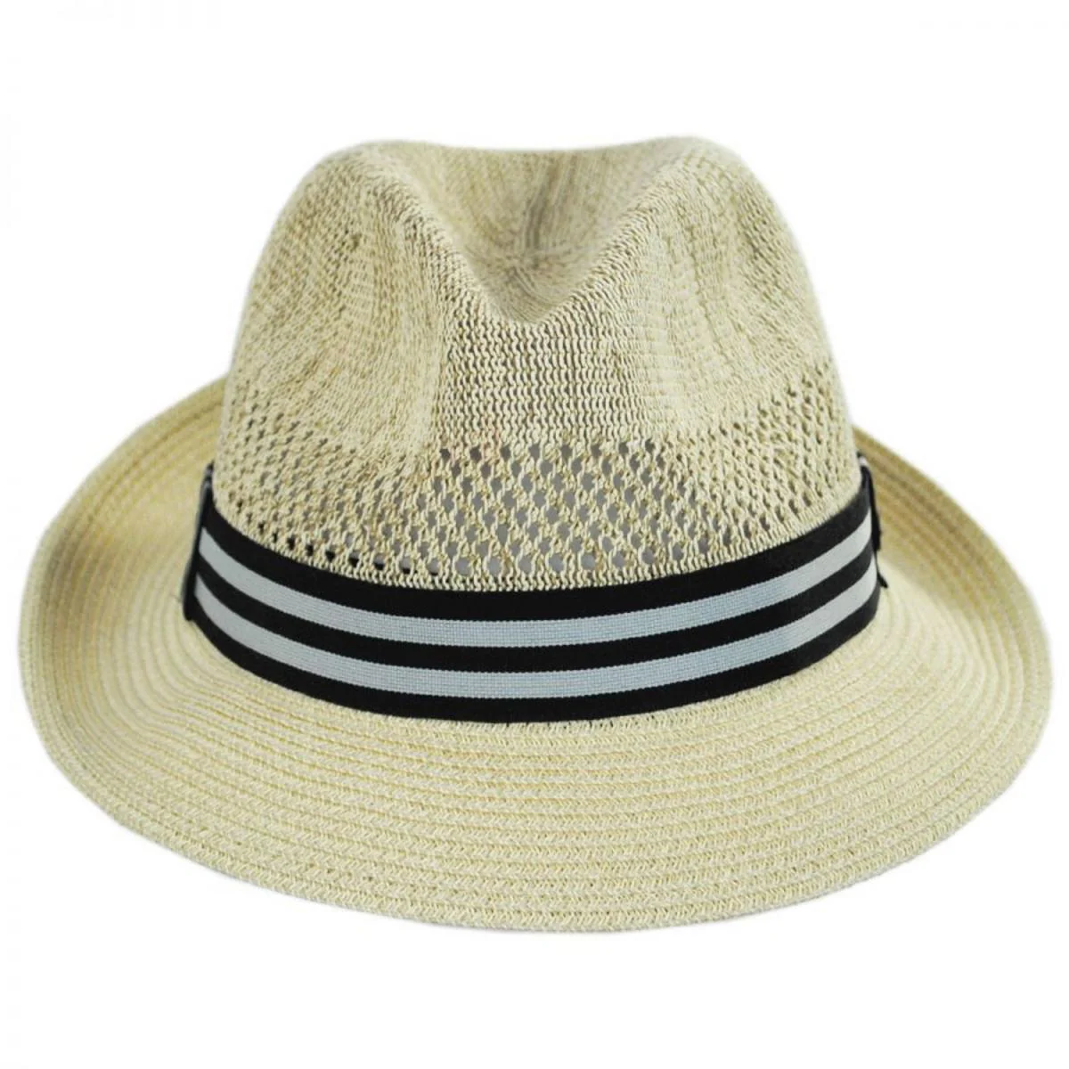 Berle Toyo Straw Blend Fedora Hat - Image 6
