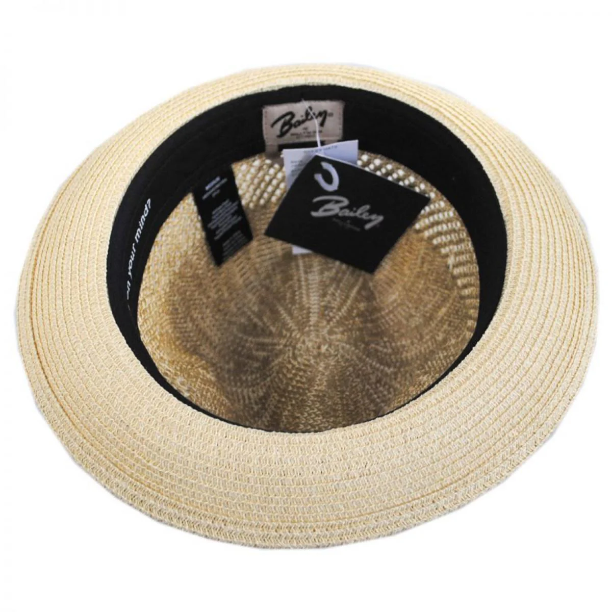 Berle Toyo Straw Blend Fedora Hat - Image 8