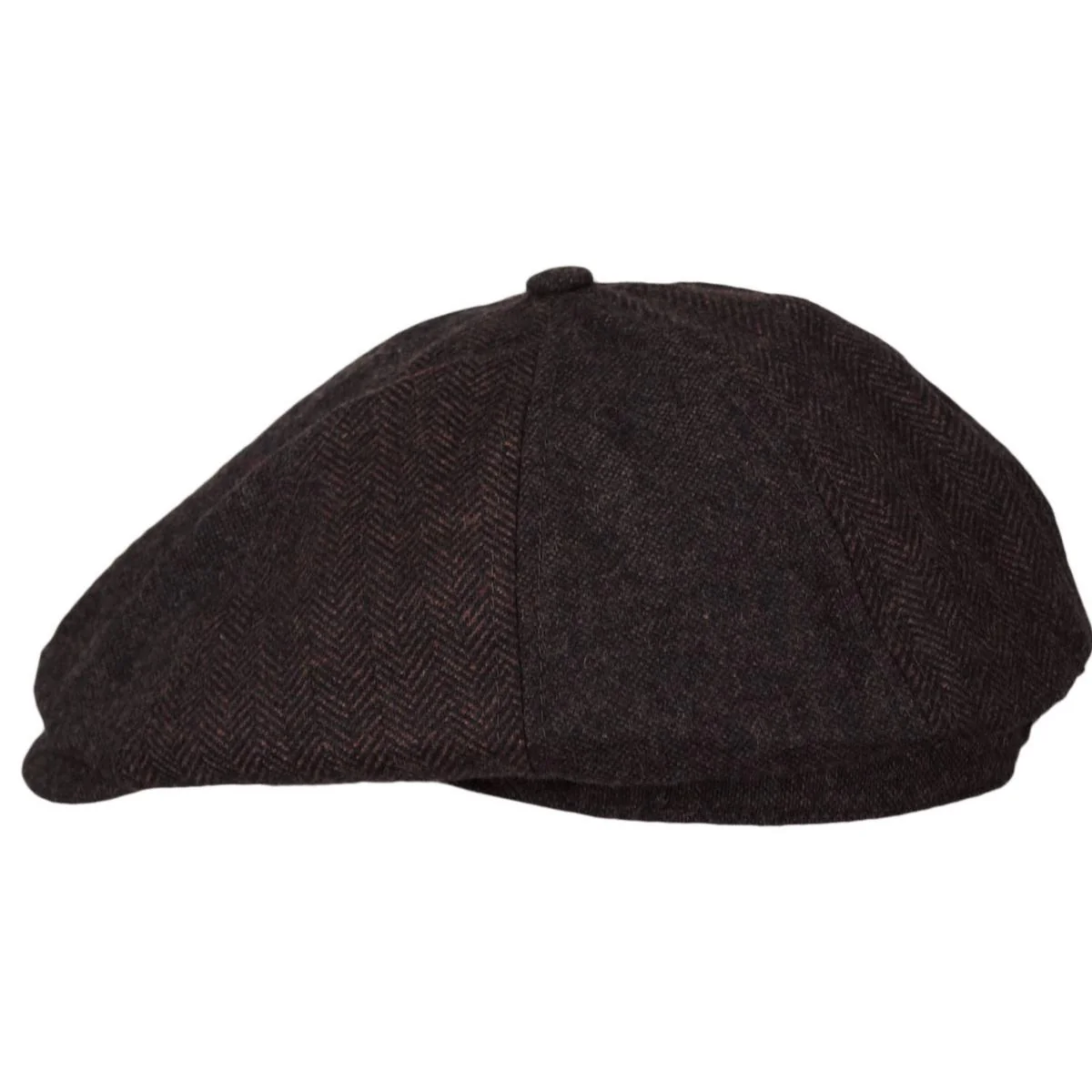 Berrycloth Wool Patchwork Newsboy Cap - Image 3