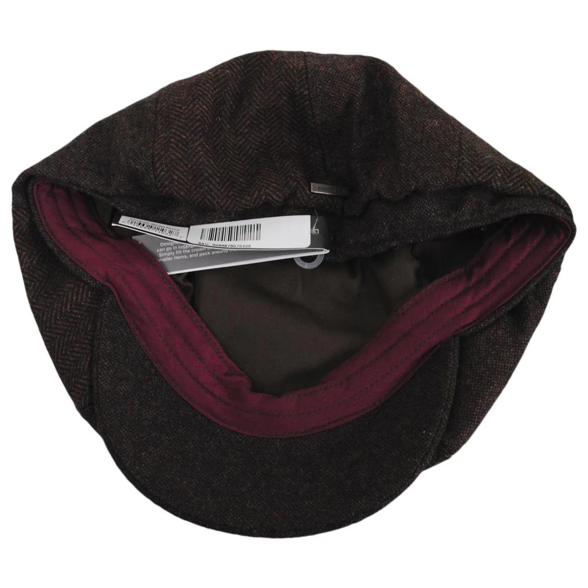 Berrycloth Wool Patchwork Newsboy Cap - Image 4