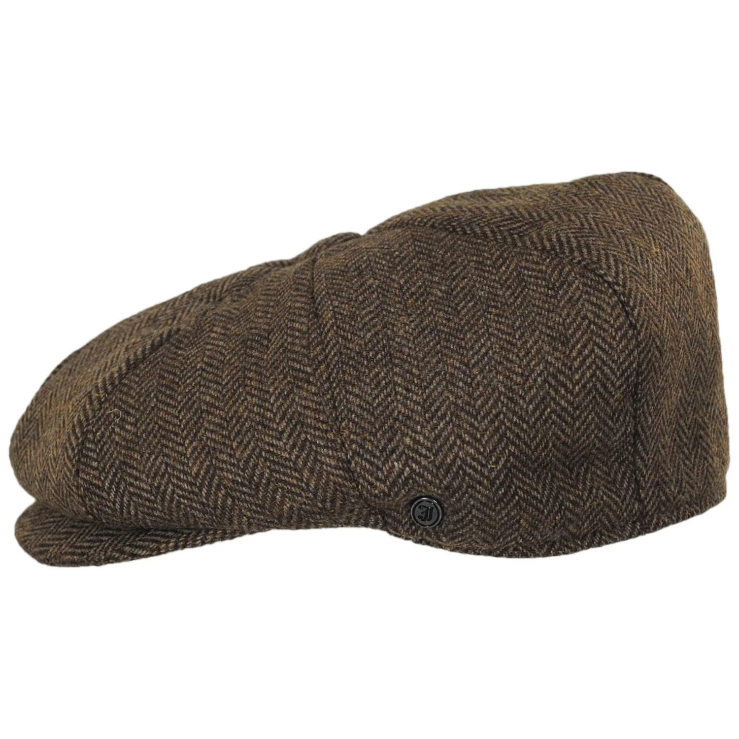 Bird Rock Herringbone Wool Blend Newsboy Cap - Image 7