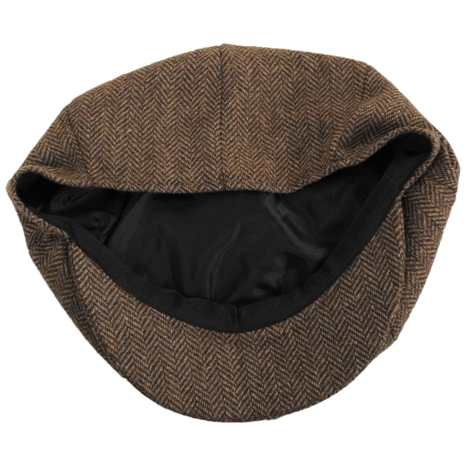Bird Rock Herringbone Wool Blend Newsboy Cap - Image 8