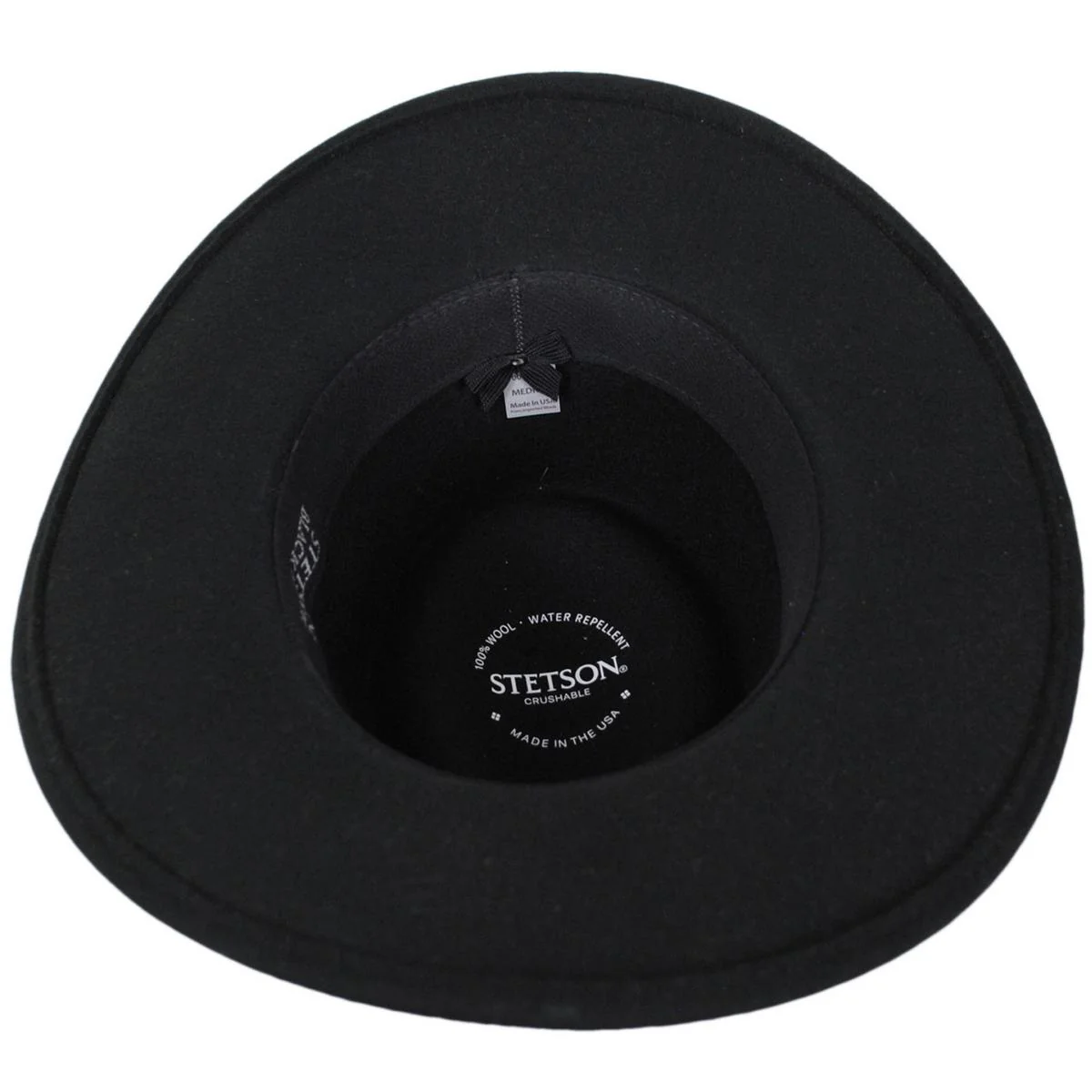 Black Hawk Crushable Wool Felt Gambler Cowboy Hat - Image 4