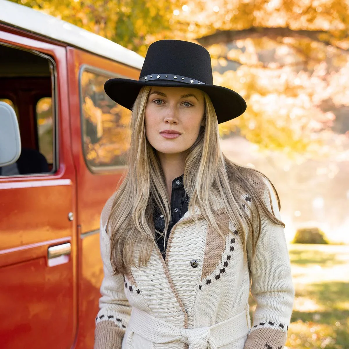 Black Hawk Crushable Wool Felt Gambler Cowboy Hat - Image 5