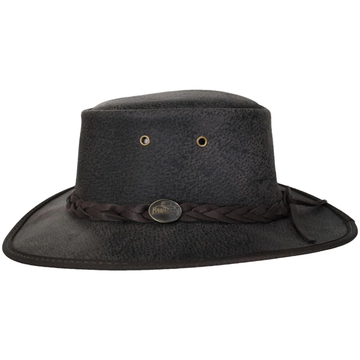 Boar Leather Foldaway Drover Hat - Image 3