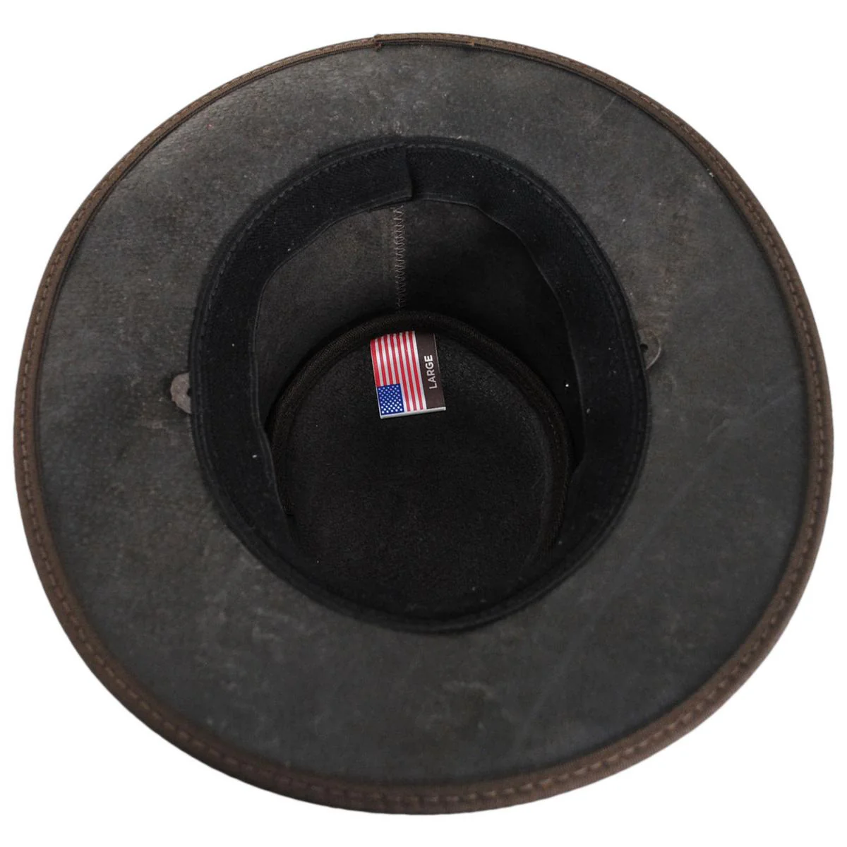 Boar Leather Foldaway Drover Hat - Image 4