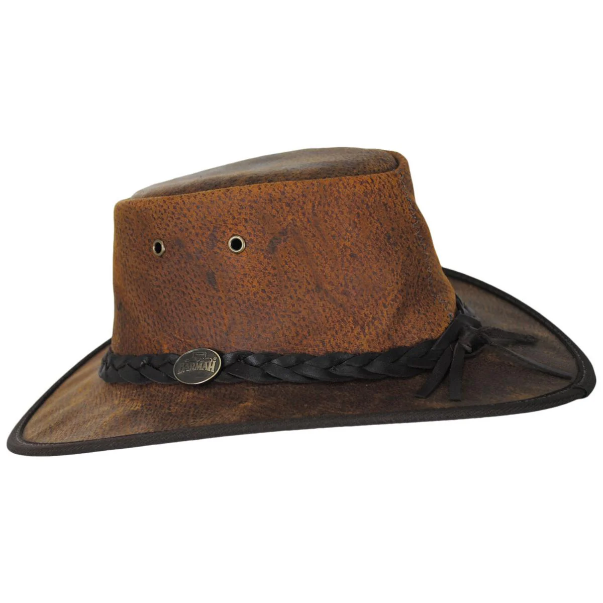Boar Leather Foldaway Drover Hat - Image 8