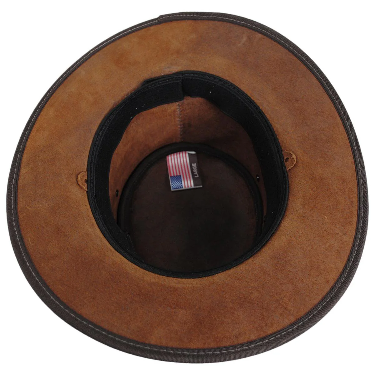 Boar Leather Foldaway Drover Hat - Image 9