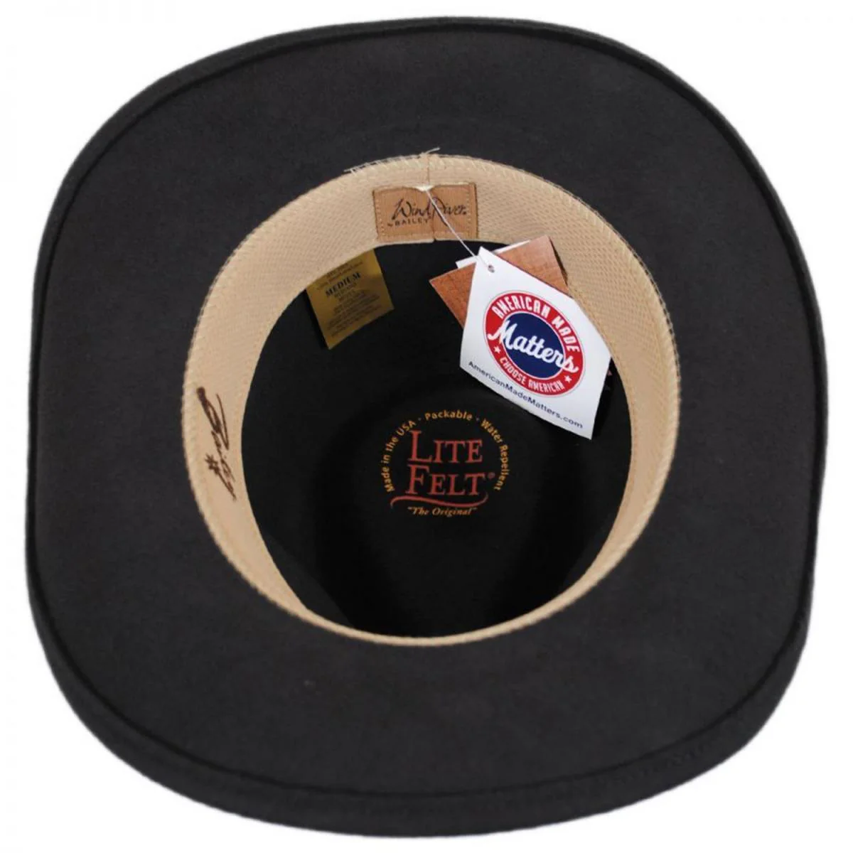 Caliber Crushable Wool LiteFelt Western Hat - Image 4