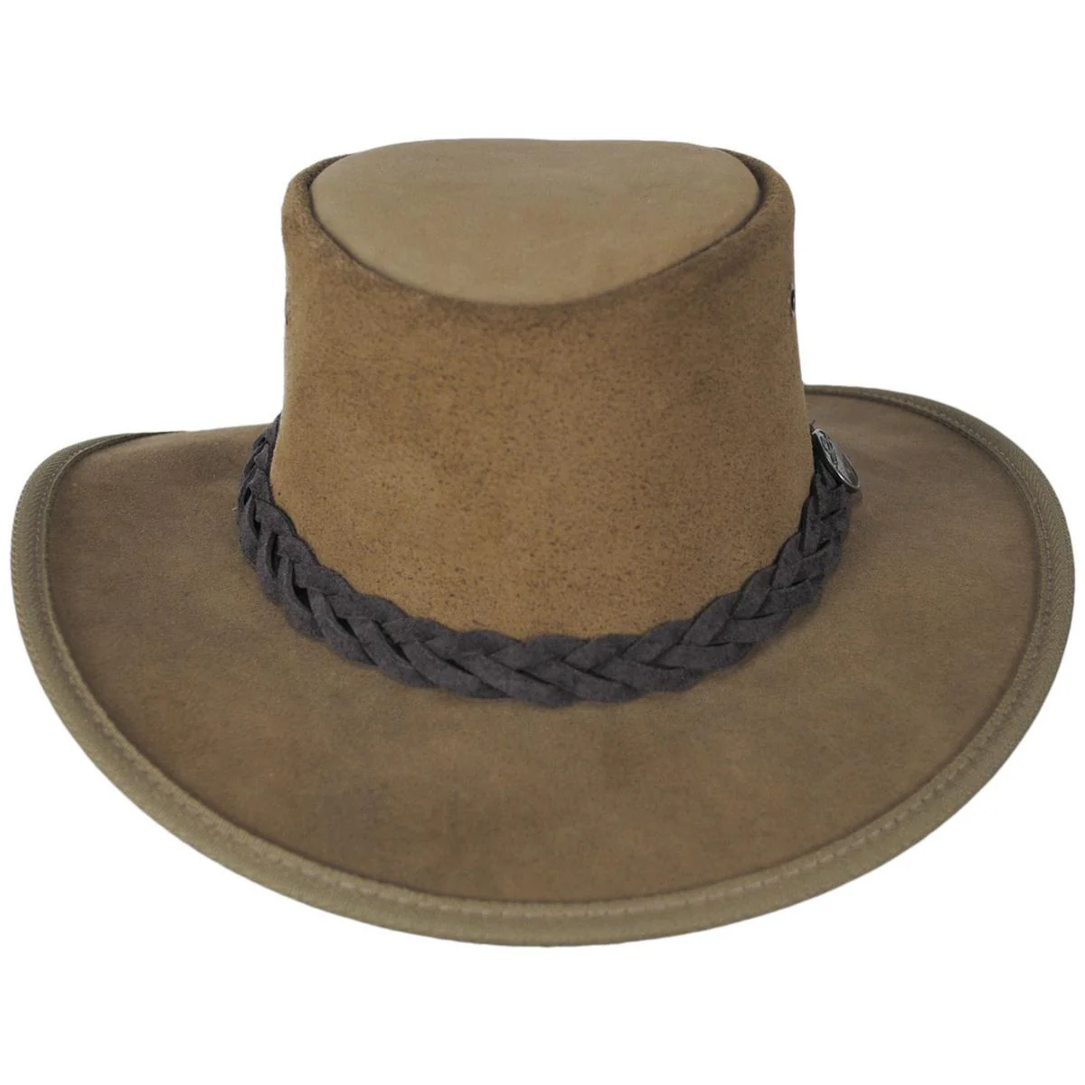 Cattle Suede Leather Foldaway Drover Hat - Image 10