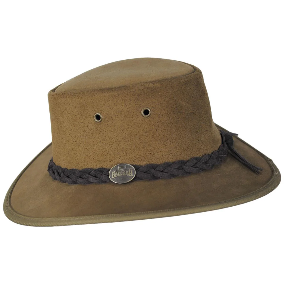 Cattle Suede Leather Foldaway Drover Hat - Image 11