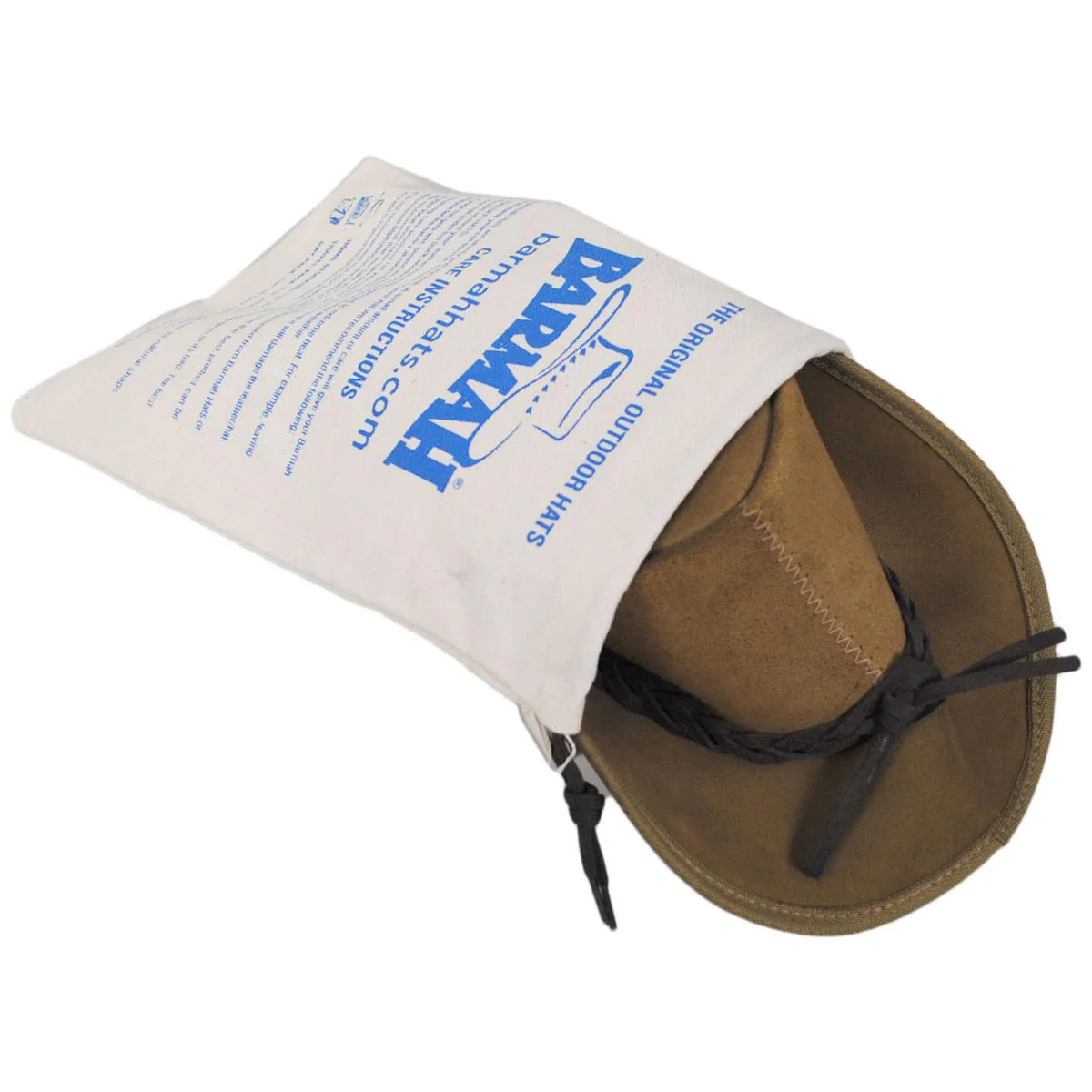 Cattle Suede Leather Foldaway Drover Hat - Image 13