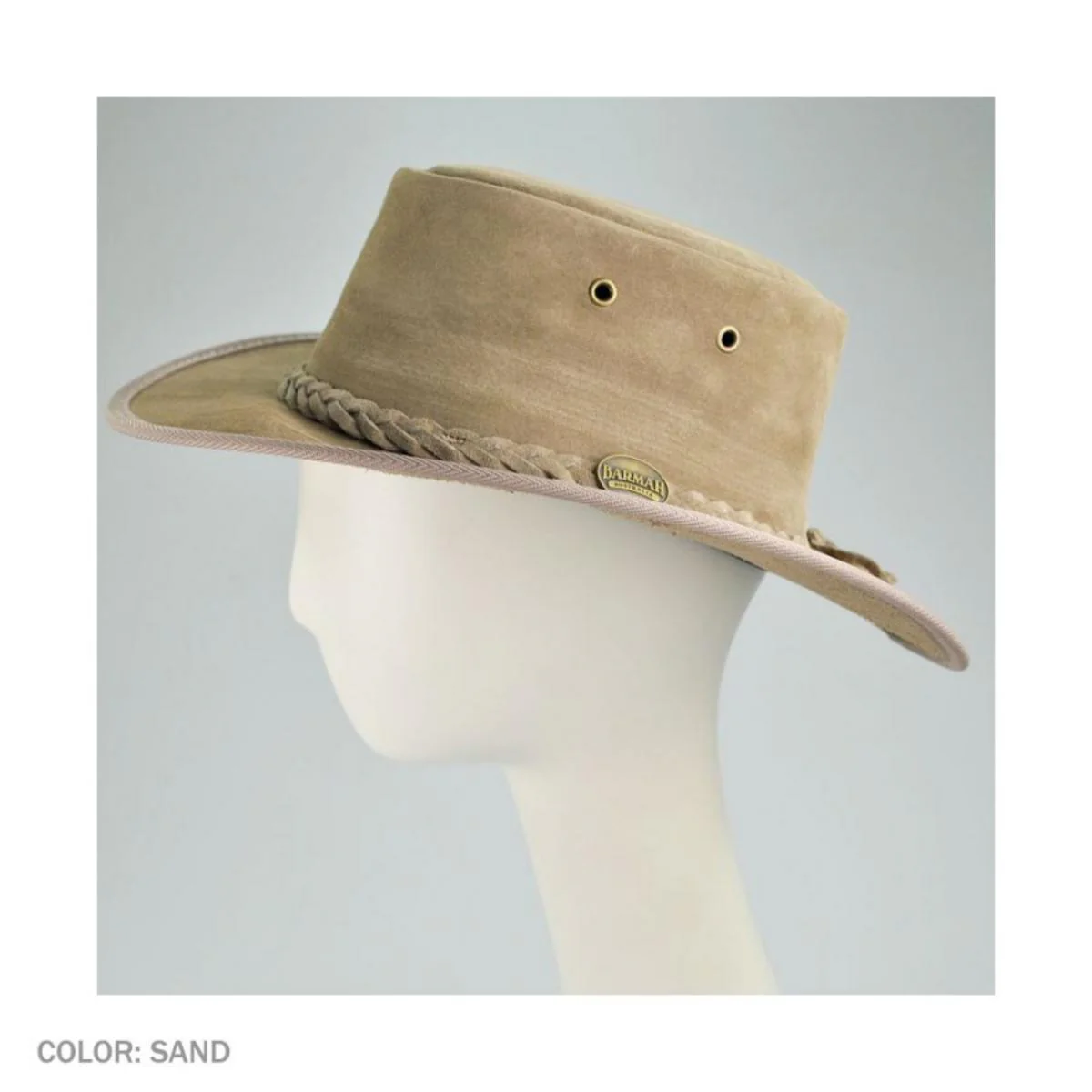 Cattle Suede Leather Foldaway Drover Hat - Image 7