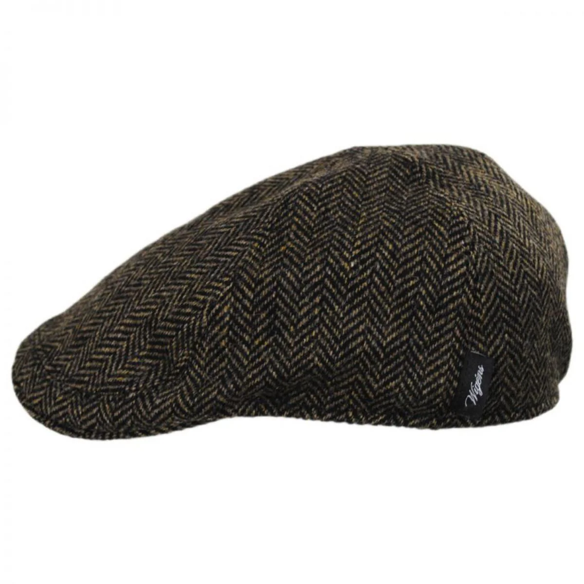 Classic Shetland Wool Herringbone Duckbill Ivy Cap - Image 3