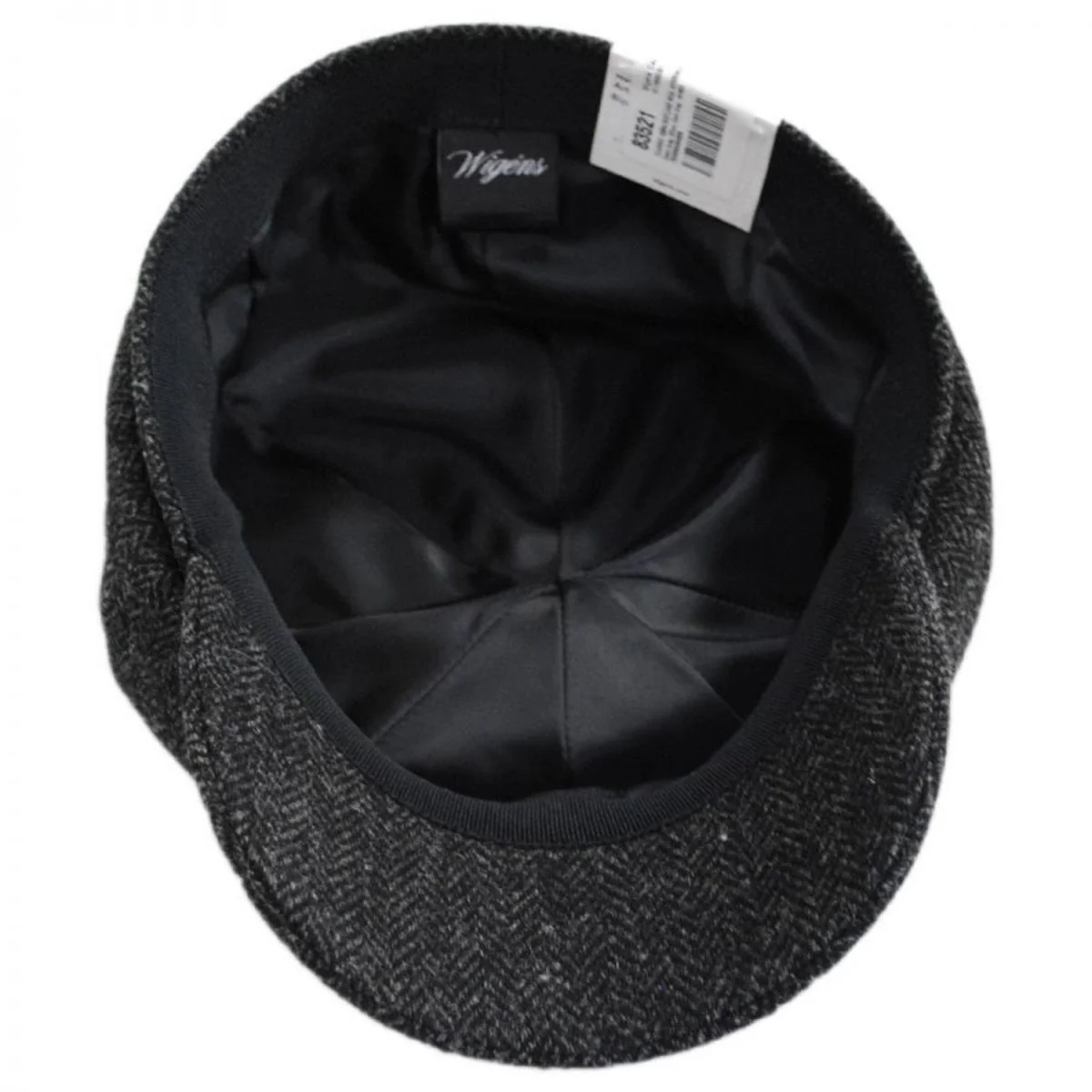 Classic Shetland Wool Herringbone Newsboy Cap - Image 4