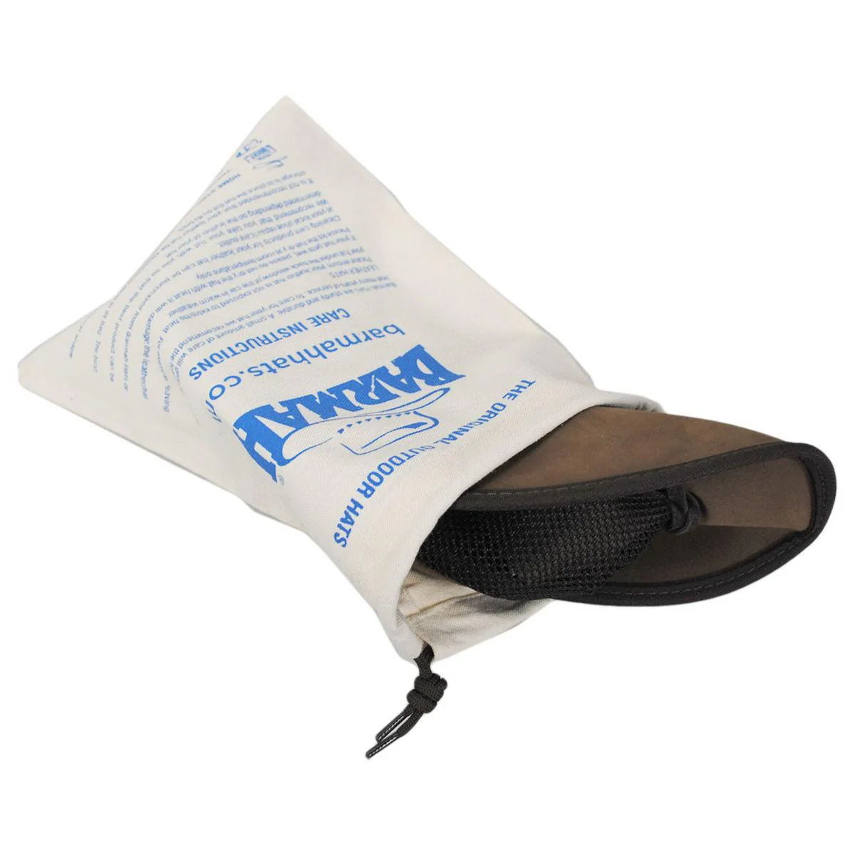 Cooler Cattle Suede Leather Mesh Foldaway Drover Hat - Image 5