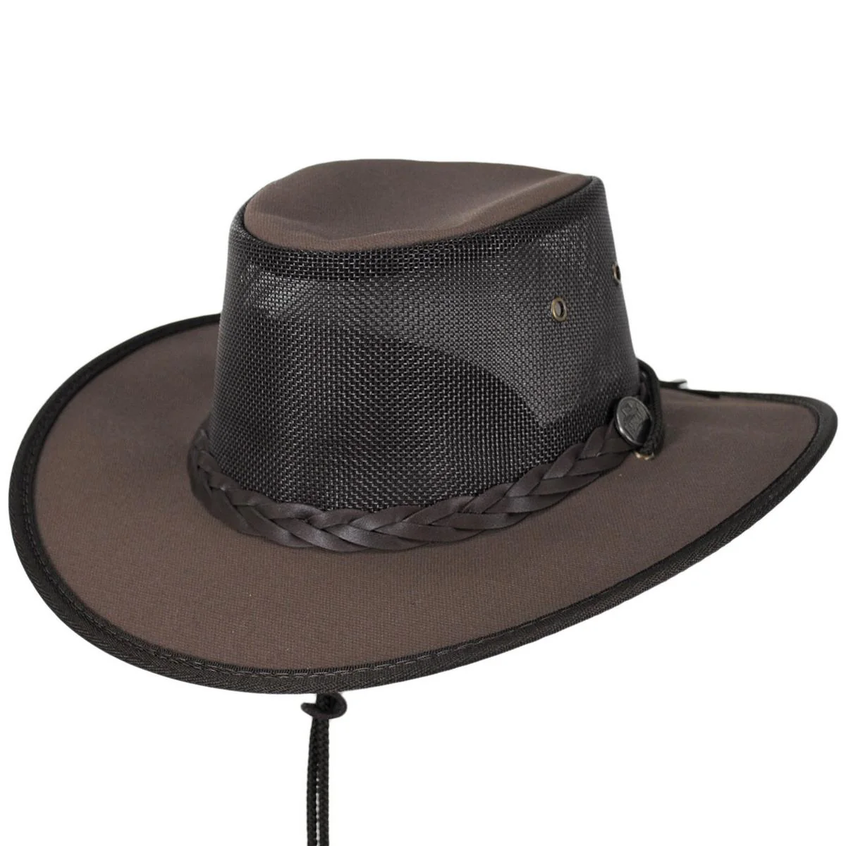Cotton Canvas Mesh Drover Hat - Image 10