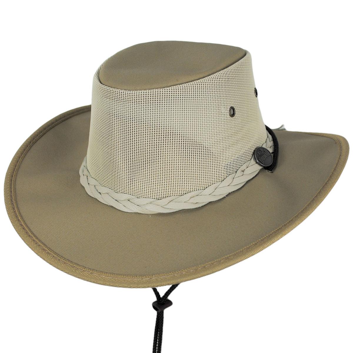 Cotton Canvas Mesh Drover Hat - Image 5