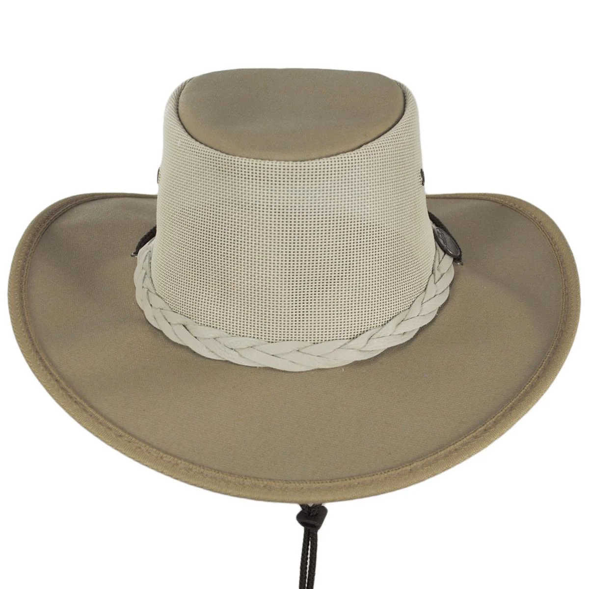 Cotton Canvas Mesh Drover Hat - Image 6