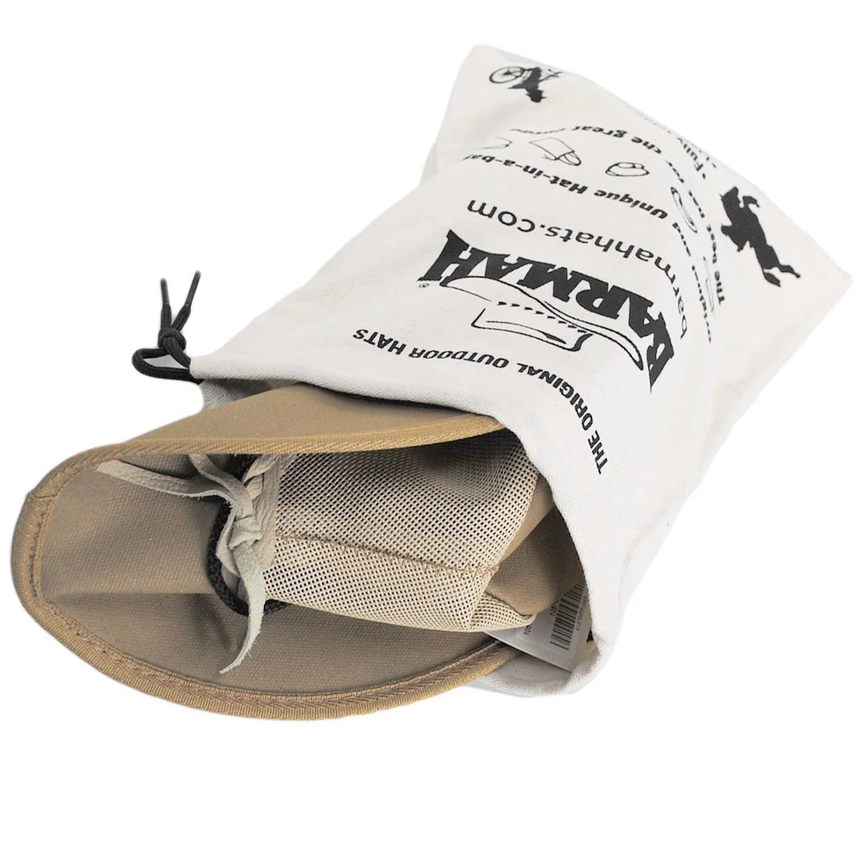 Cotton Canvas Mesh Drover Hat - Image 9