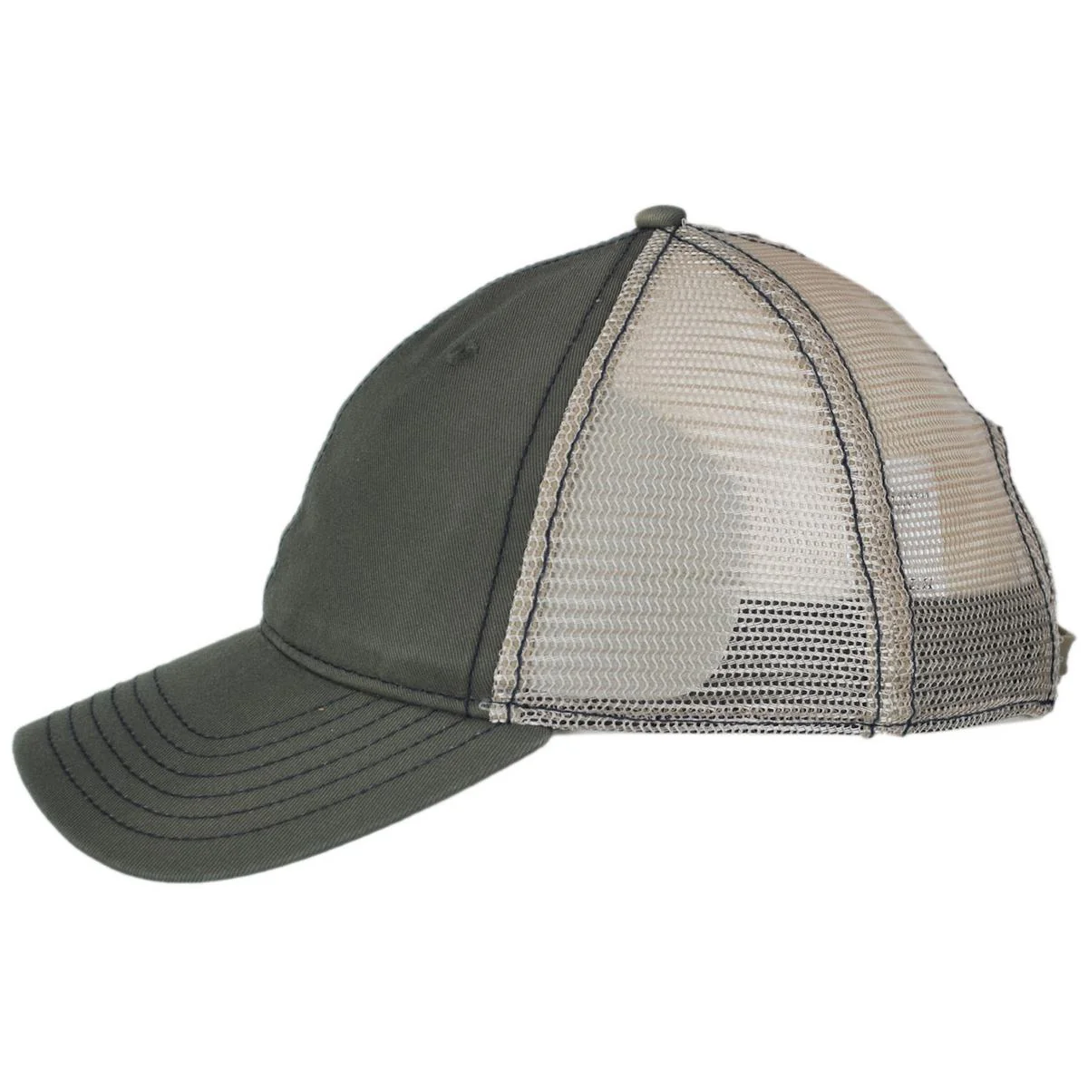 Cotton Mesh Snapback Baseball Cap - Image 10