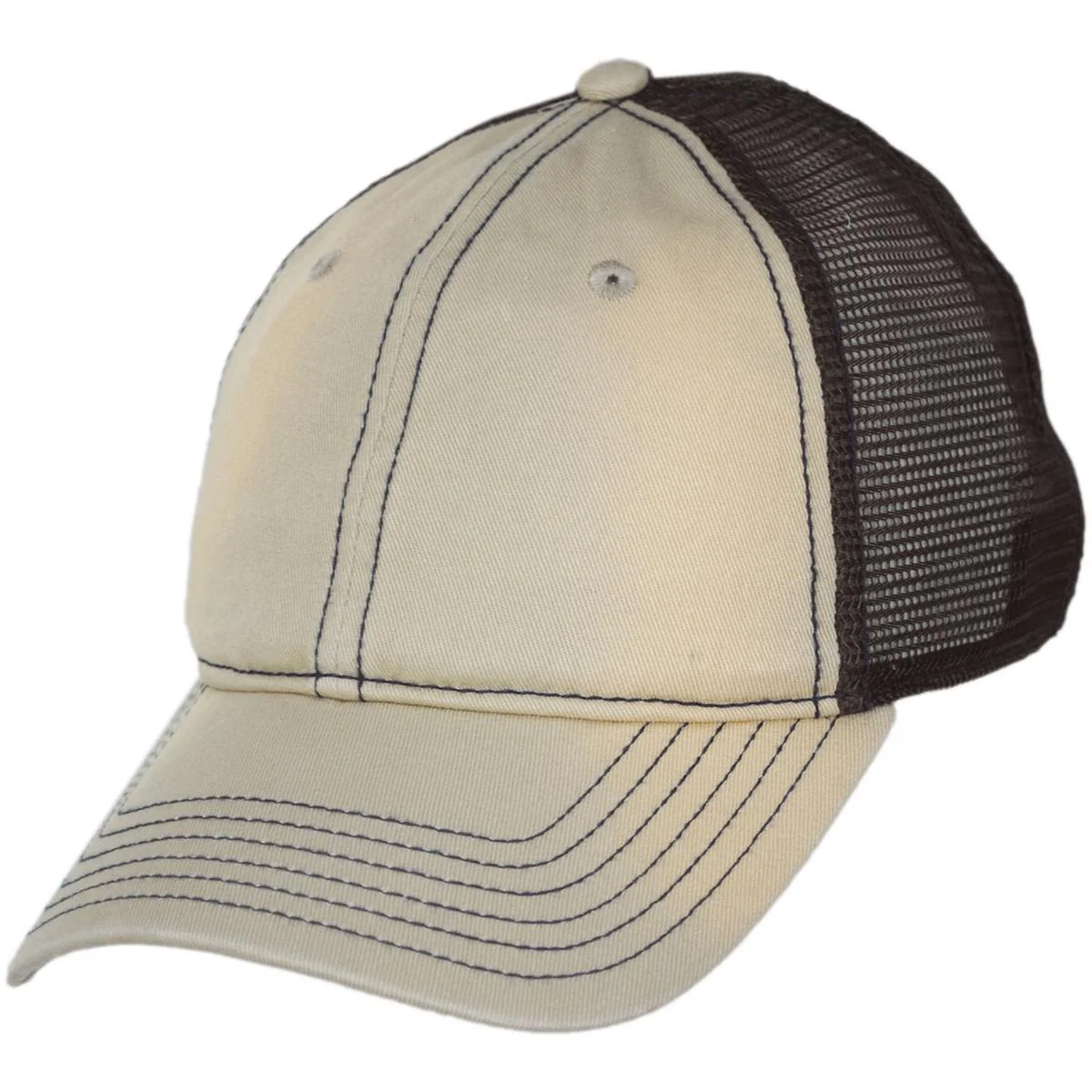 Cotton Mesh Snapback Baseball Cap - Image 5