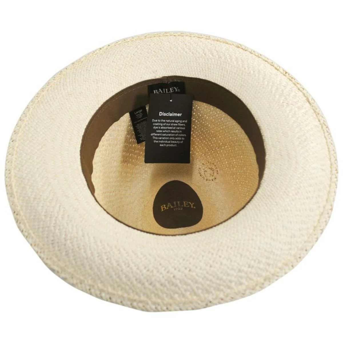 Crispin Panama Straw Fedora Hat - FINAL SALE - Image 4