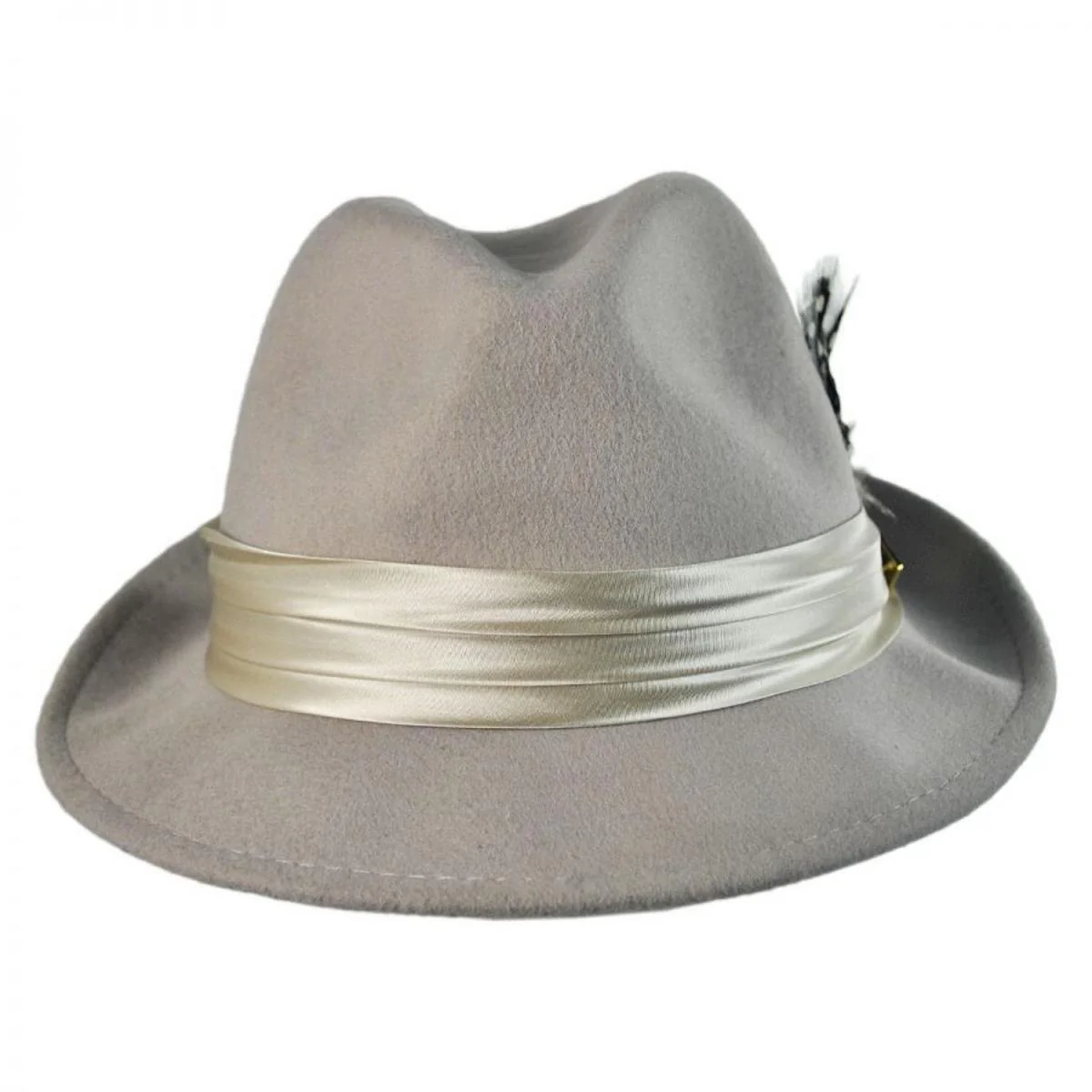 Crushable Wool Felt Fedora Hat - Image 3