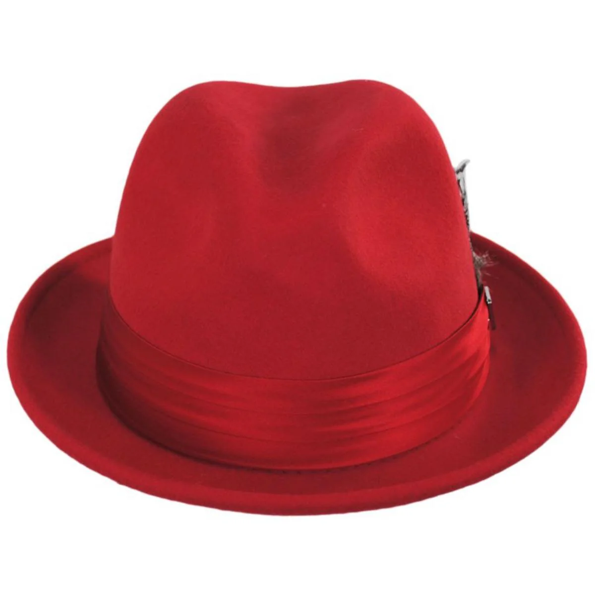 Crushable Wool Felt Fedora Hat - Image 6