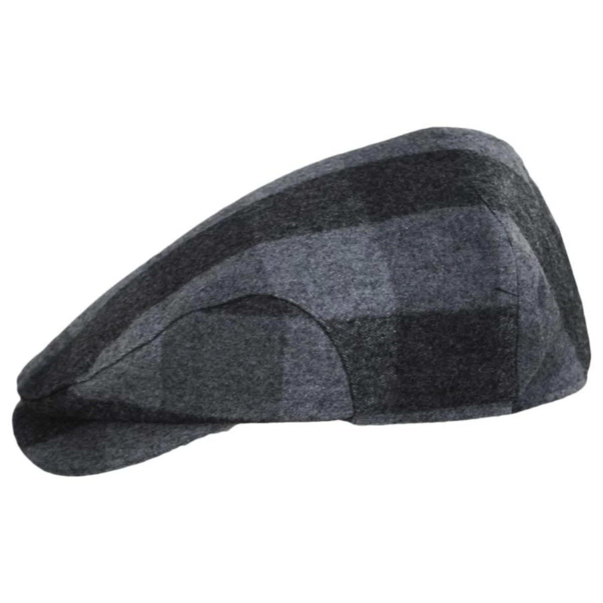 Danbury Wool Check Square Bill Ivy Cap - Image 3