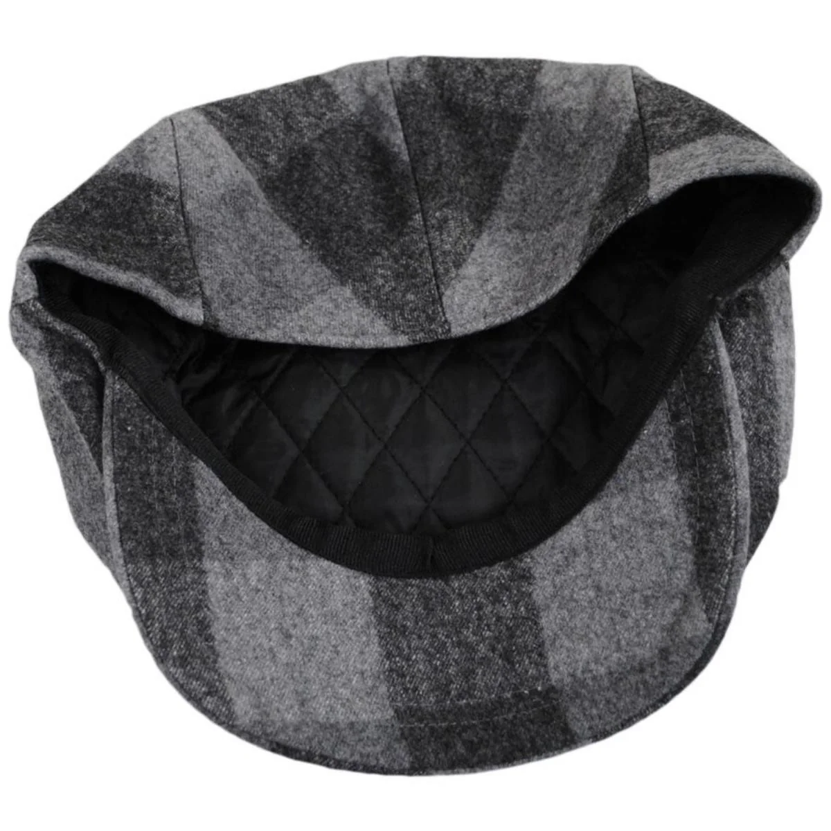 Danbury Wool Check Square Bill Ivy Cap - Image 4