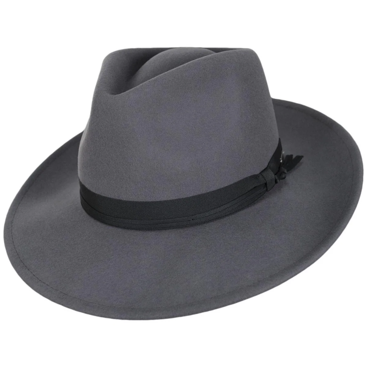 Dayton Convertabrim Wool Felt Rancher Fedora Hat - Image 11
