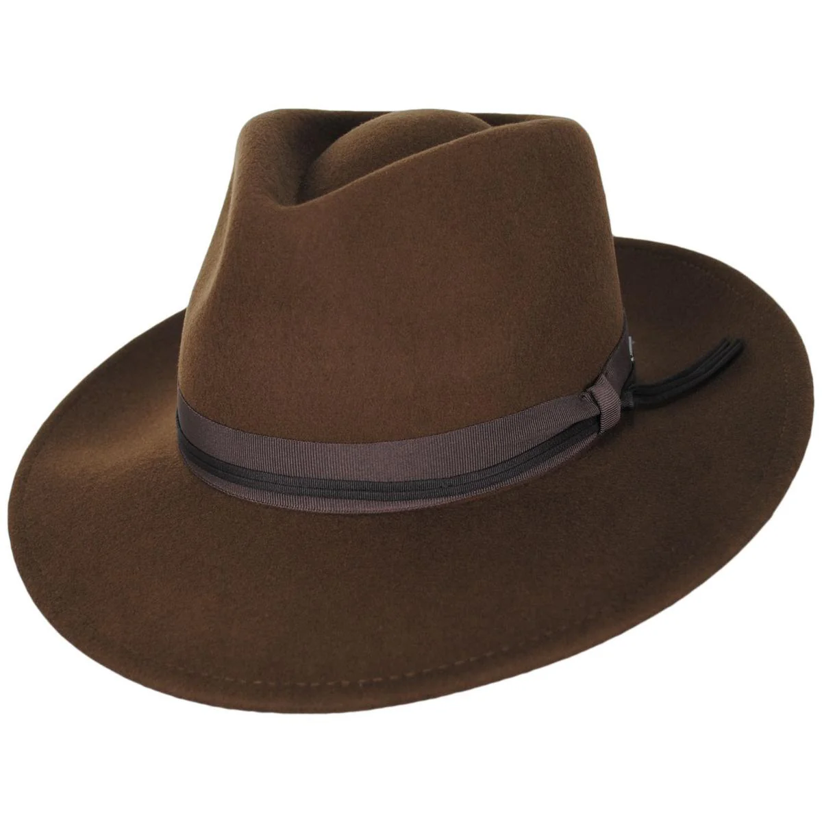 Dayton Convertabrim Wool Felt Rancher Fedora Hat - Image 7