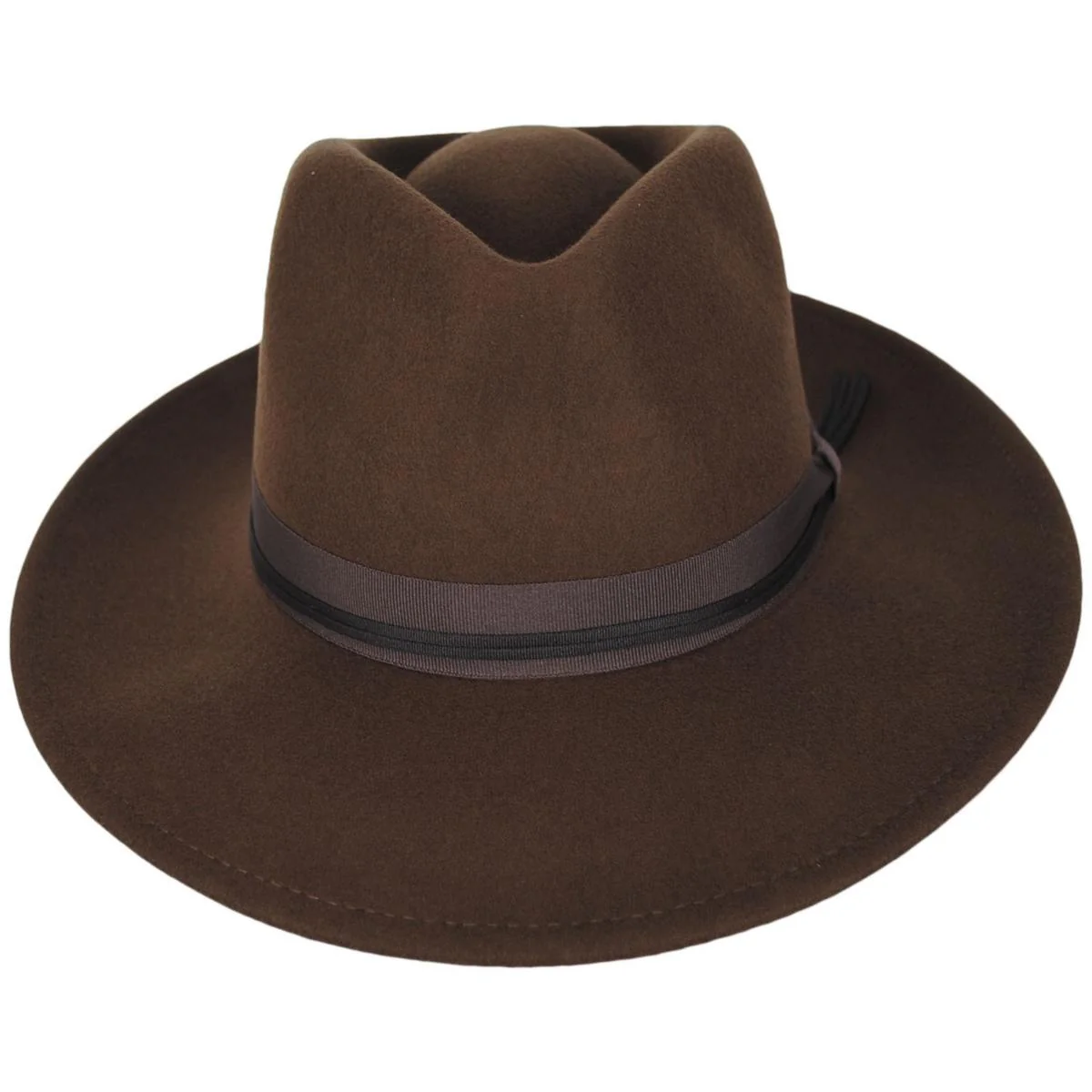 Dayton Convertabrim Wool Felt Rancher Fedora Hat - Image 8