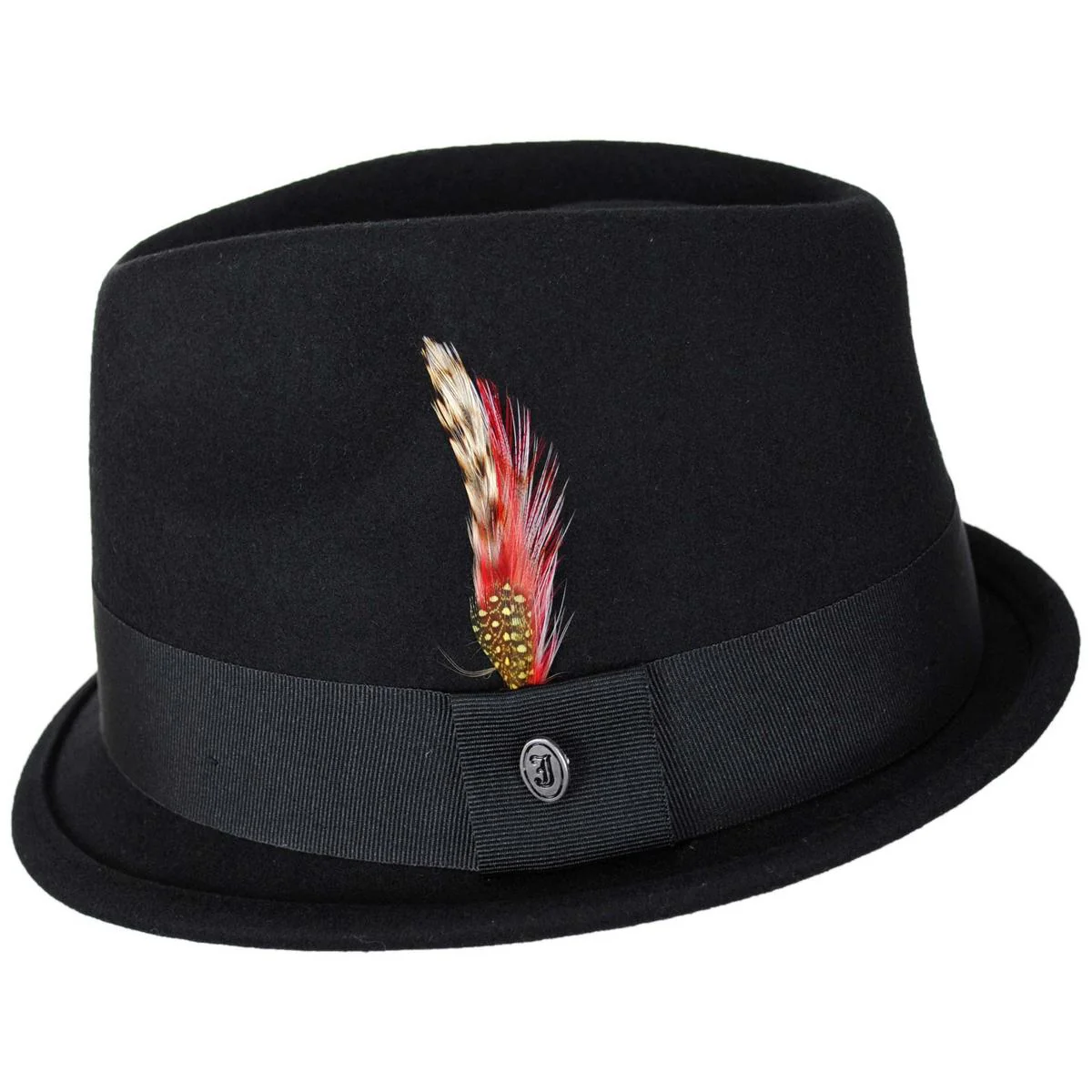 Dekker Crushable Wool Felt Trilby Fedora Hat - Image 4