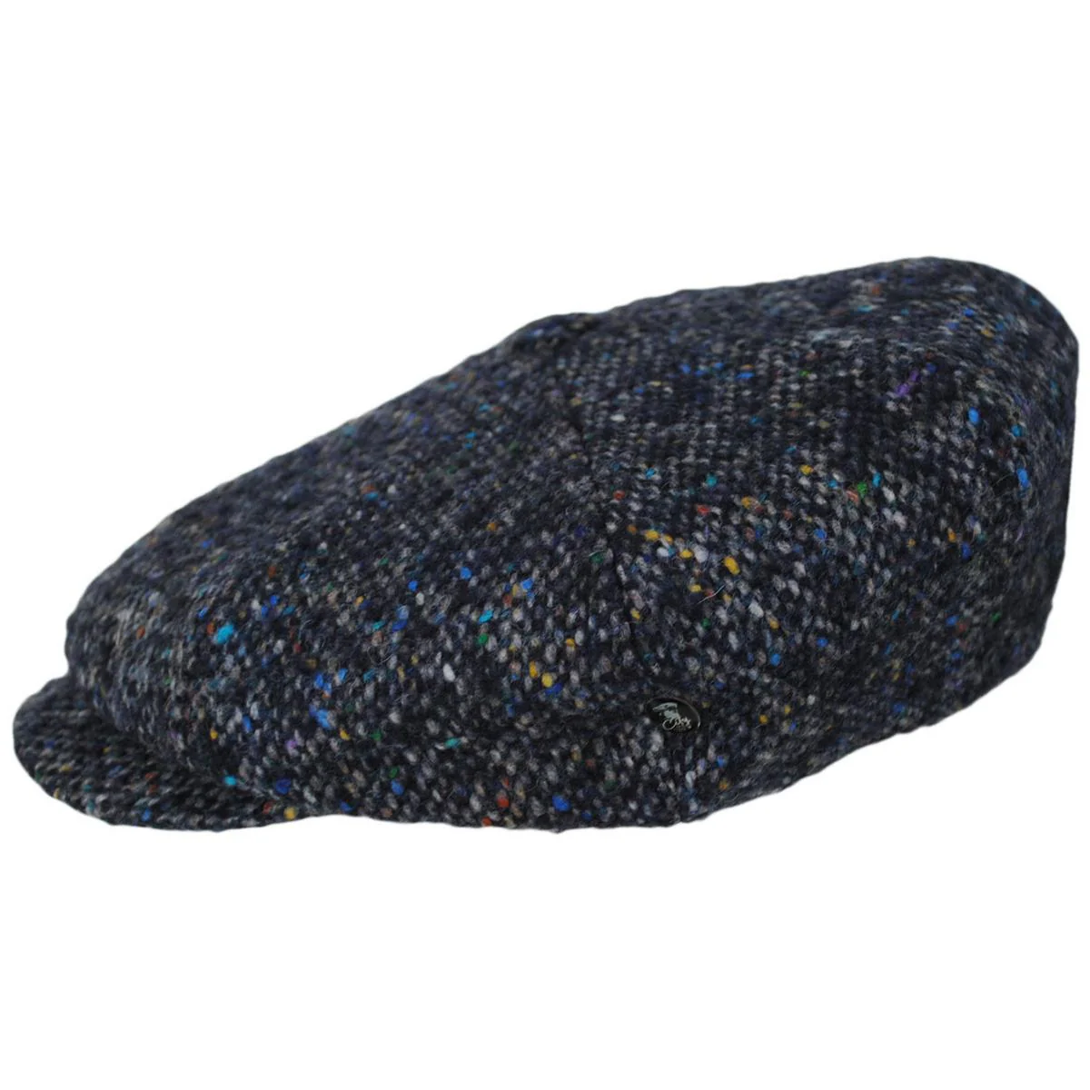 Donegal Marl Tweed Wool Newsboy Cap - Image 3
