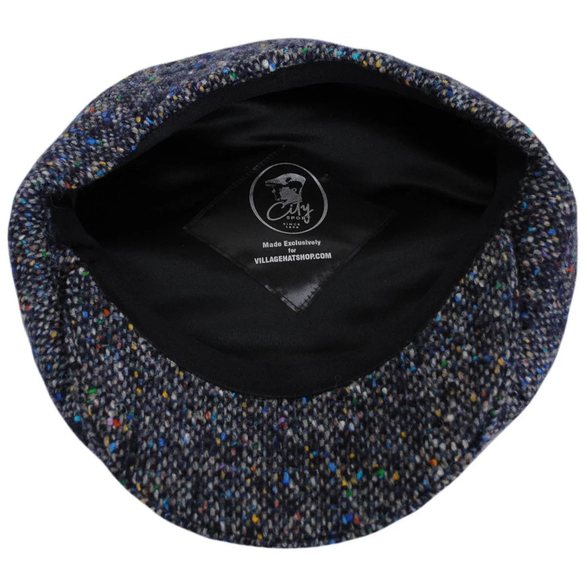 Donegal Marl Tweed Wool Newsboy Cap - Image 4