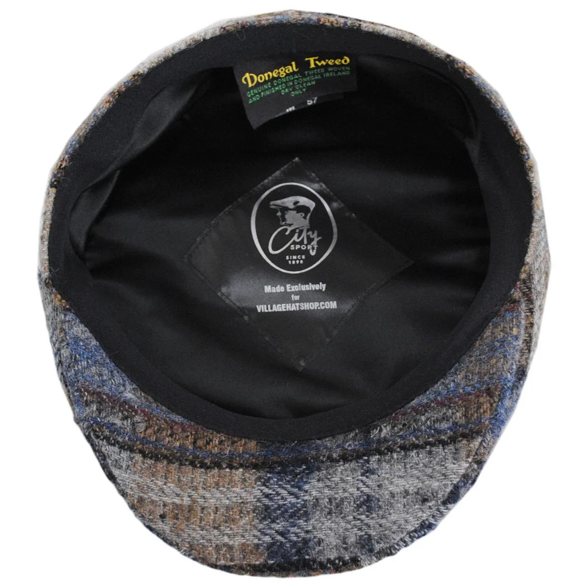 Donegal Tweed Wool Plaid Mix Ivy Cap - Image 4