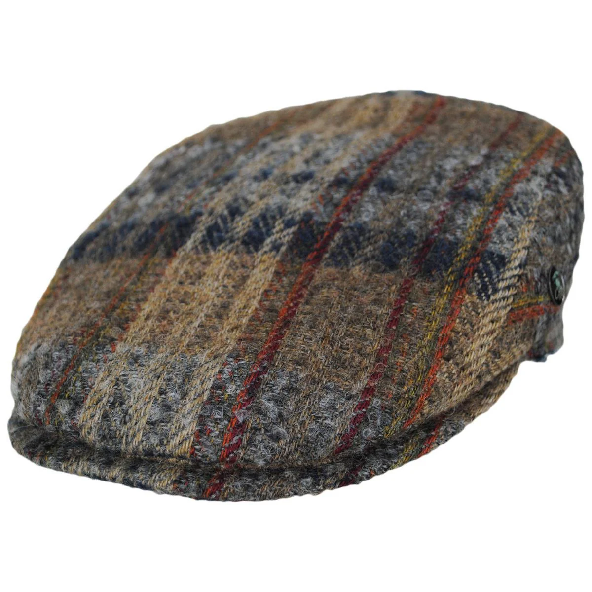 Donegal Tweed Wool Plaid Mix Ivy Cap - Image 5
