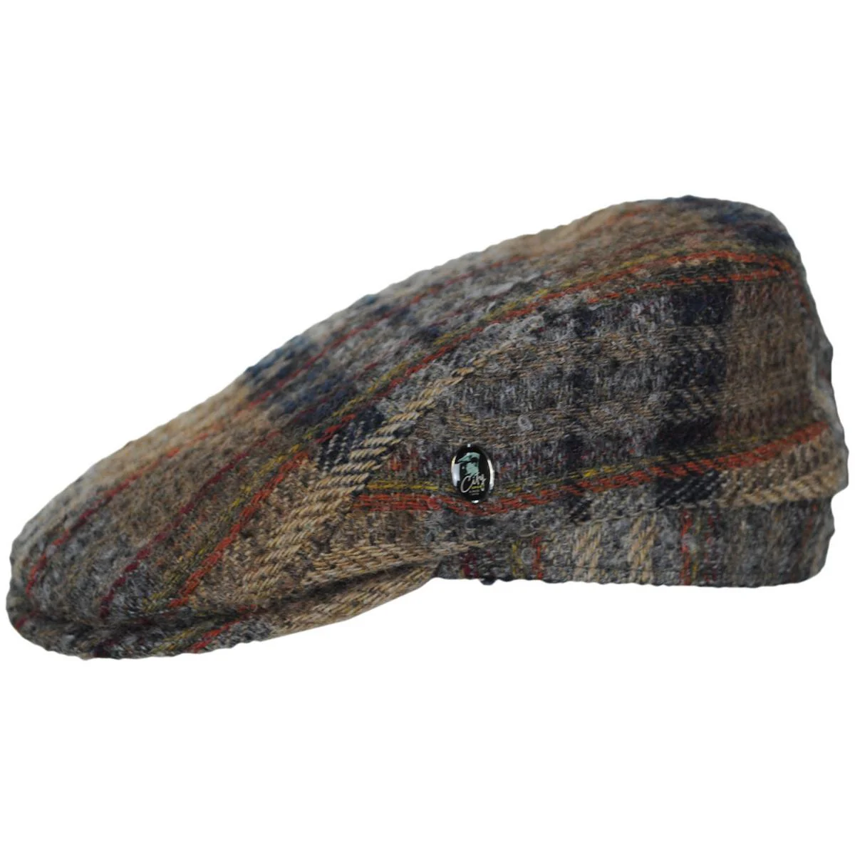 Donegal Tweed Wool Plaid Mix Ivy Cap - Image 7