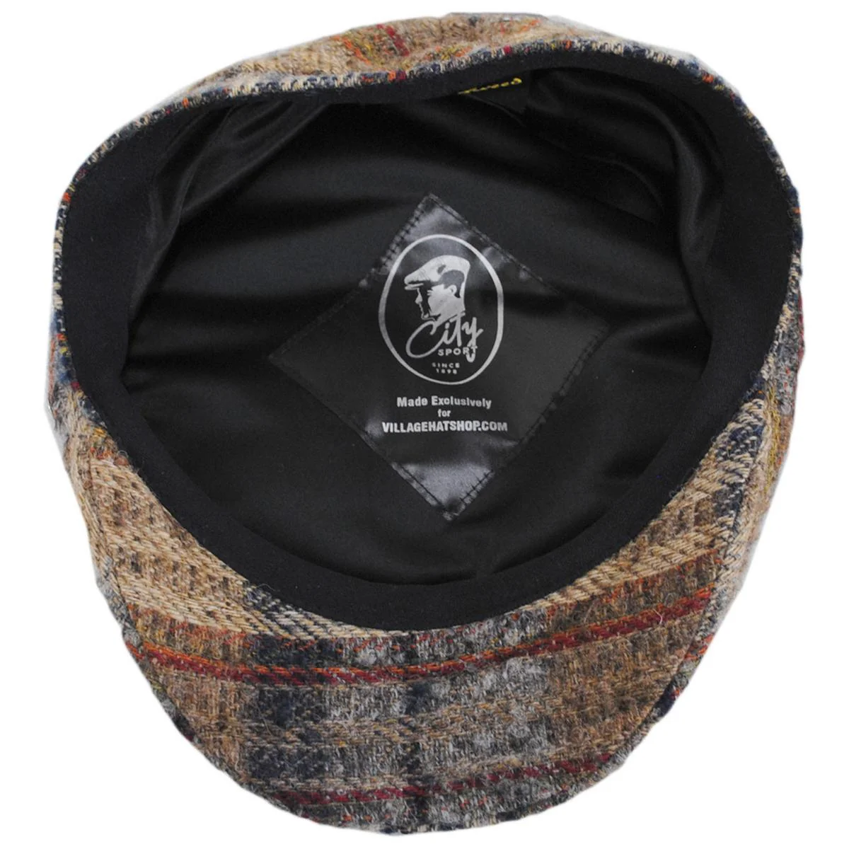Donegal Tweed Wool Plaid Mix Ivy Cap - Image 8