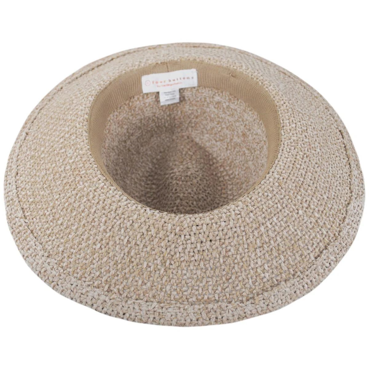 Double Chenille Knit Fedora Hat - Image 4