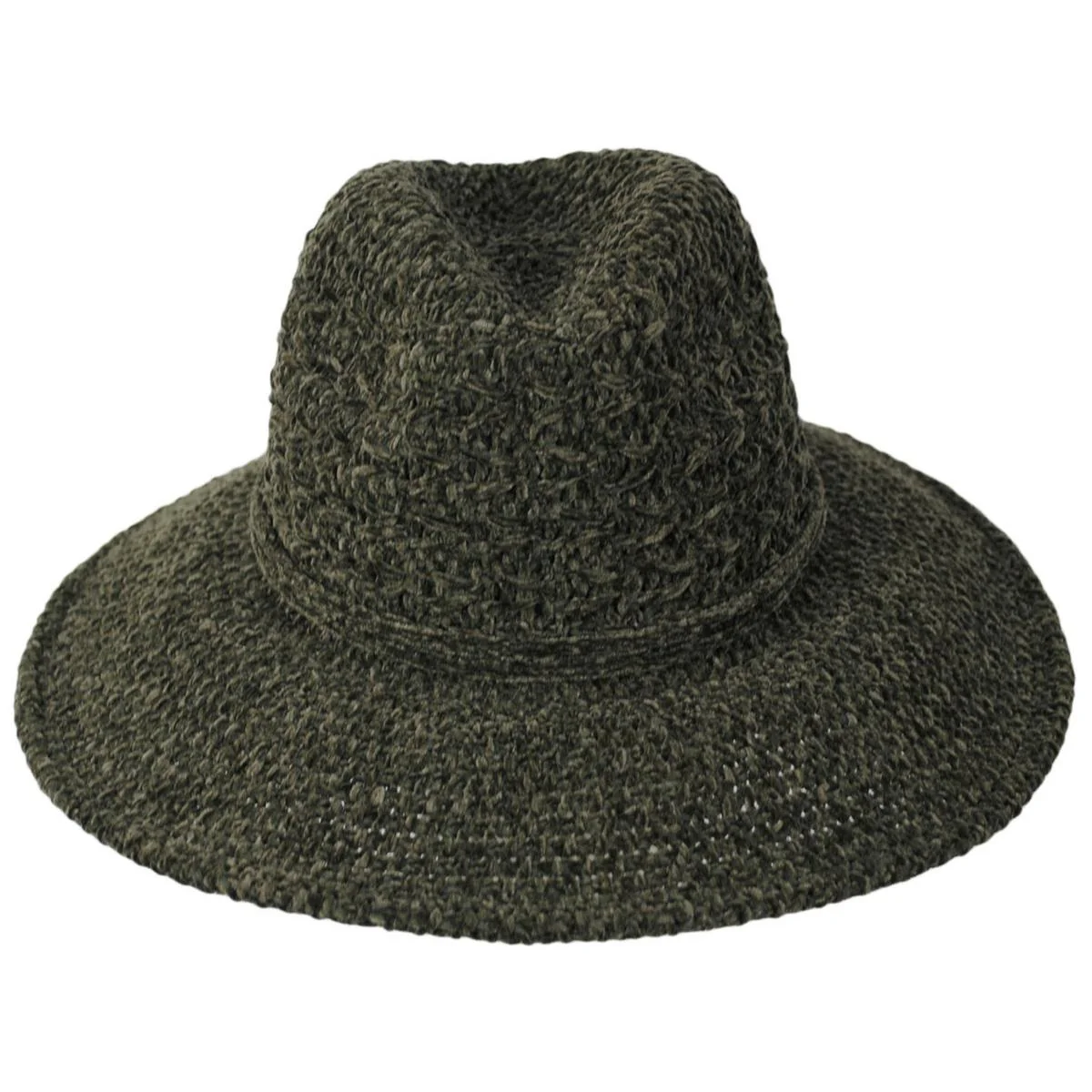 Double Chenille Knit Fedora Hat - Image 6