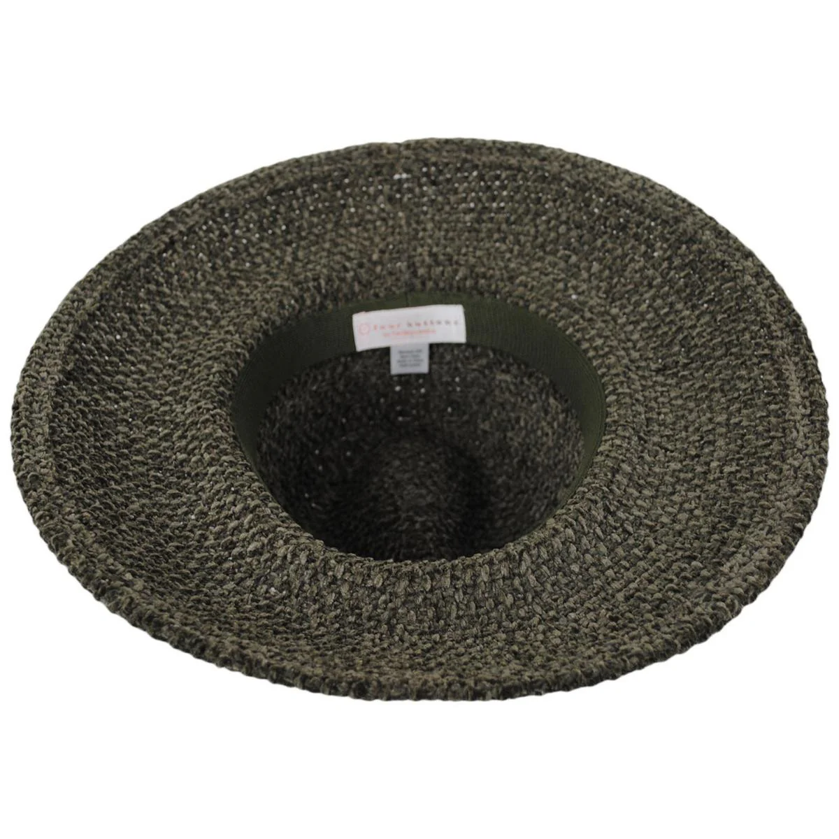 Double Chenille Knit Fedora Hat - Image 8